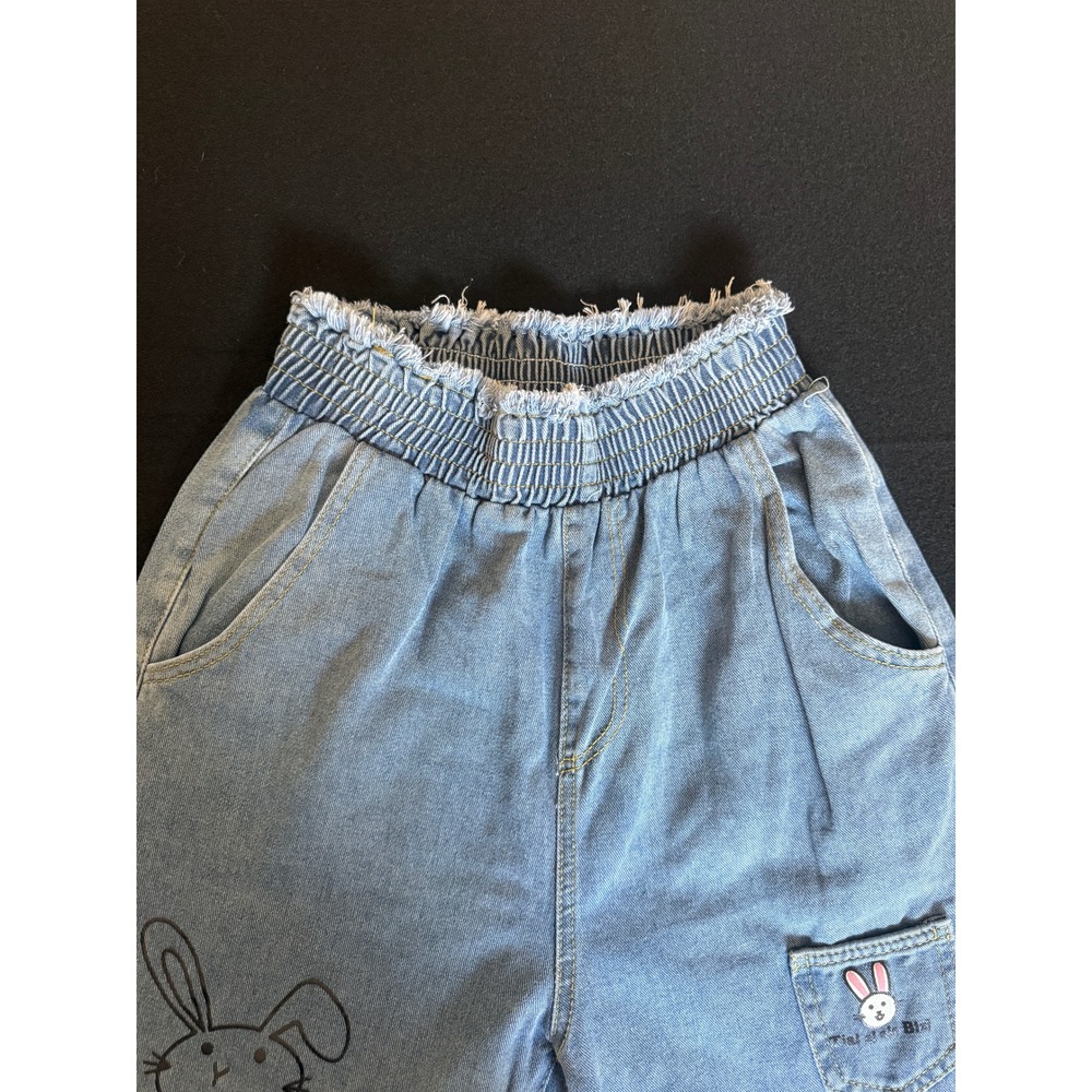 LOLITA IN LONDON‎ Playful Bunny Embroidered Denim Pants - Picture 9 of 10